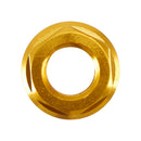 6 Pack Aluminum Rear Sprocket Flange Nuts M10X1.5mm Gold For Motorcycle Bike