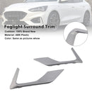 2018-2021 Ford Focus ST + ST Line MK4 Silver Foglight Surround Grill Trim