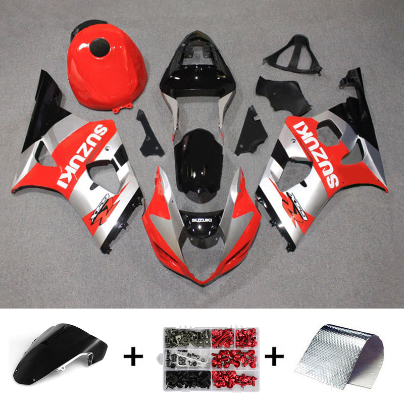 Amotopart Suzuki GSXR1000 2003-2004 K3 Fairing Kit Bodywork Plastic ABS