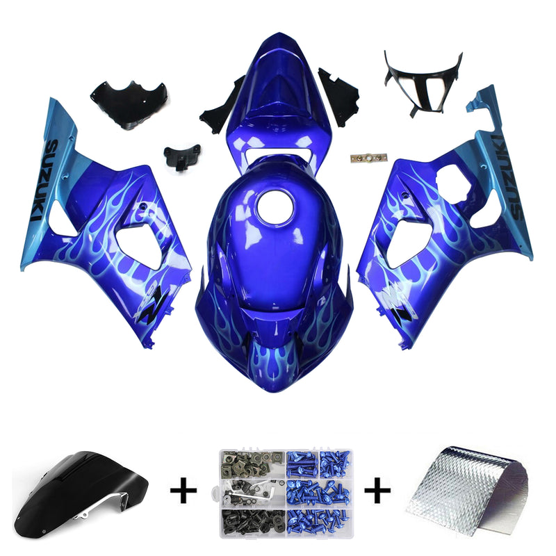 Amotopart Suzuki GSXR1000 2003-2004 K3 Fairing Kit Bodywork Plastic ABS