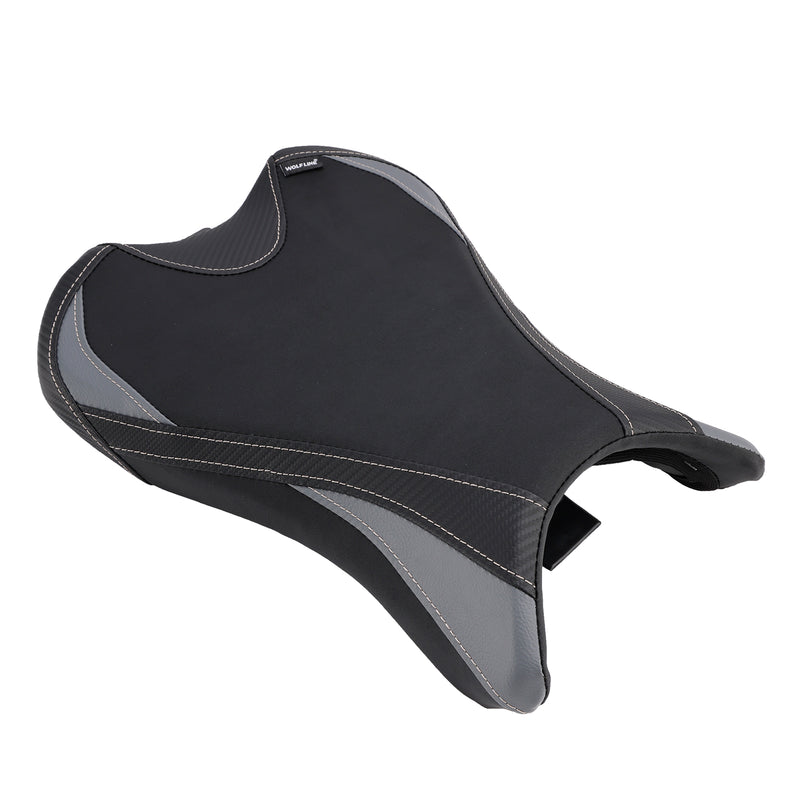 Front Driver Seat Raider Cushion Fit Black For Street Triple 765/S/R 2019-2022 Black
