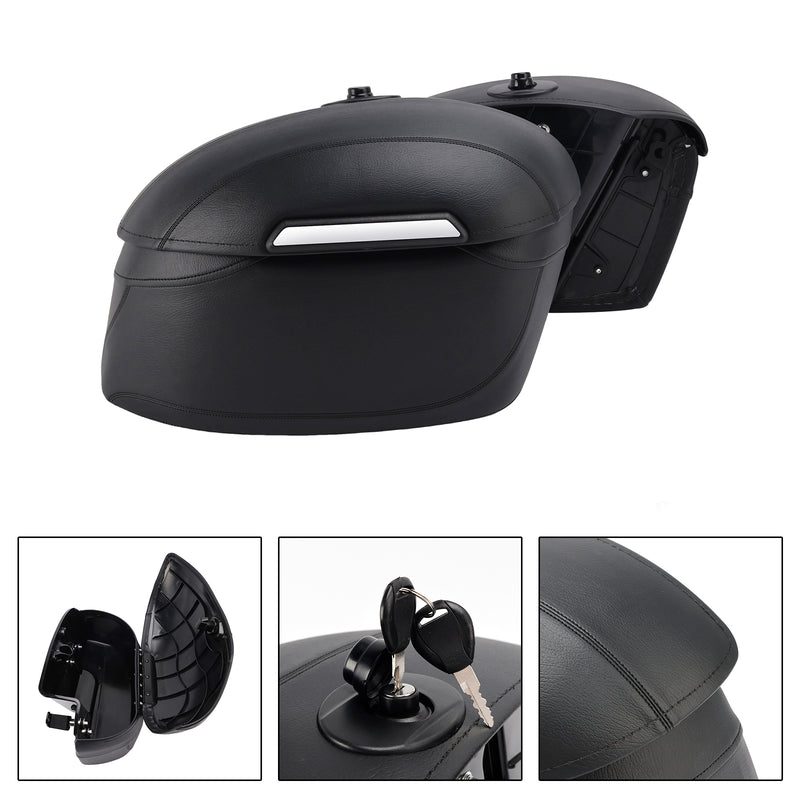 Side Saddle Bag Mounting Bracket Black Fit For Sportster 883 1200 X48 04-25