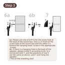 Set Of 2 Universal Surround Sound Adjustable Height Speaker Stand Bracket