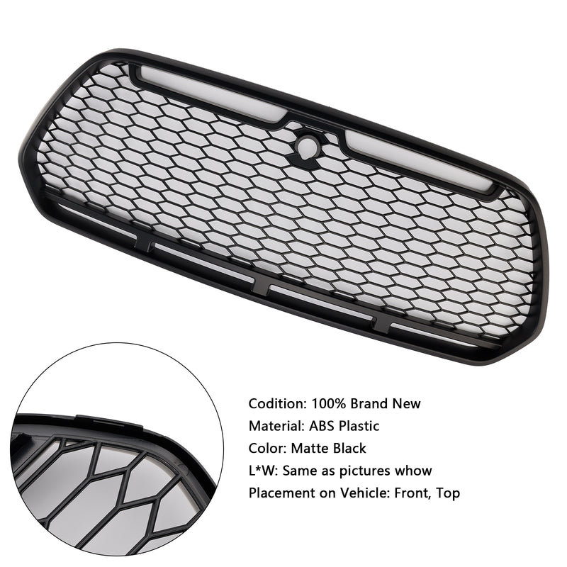 Matt Black Front Bumper Grill Grille Fit Ford Transit MK8 2015-2018 Raptor