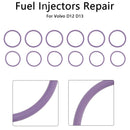 6PCS Fuel Injectors Seal O-Ring 20517502 Kit Fit Volvo D12 / D13 External
