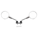 PAIR SHORTY MIRRORS CHROME FOR VESPA PRIMAVERA 50-125 SPRINT 50-150 GTS 125 300