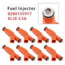 8Pcs Fuel Injector For Ford F250 F350 F450 F550 6.8L V10 Mercury 0280155917