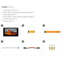 Raspberry Pi 7-inch IPS Capacitive Touch Screen Pi5/4B DSI 5-Point Touch Screen