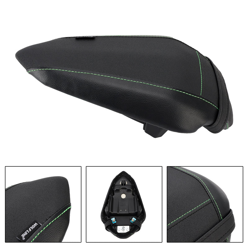 Rear Passenger Seat Cushion Pillion Flat Blackb For Kawasaki Ninja Z 500 24-25 BlackB