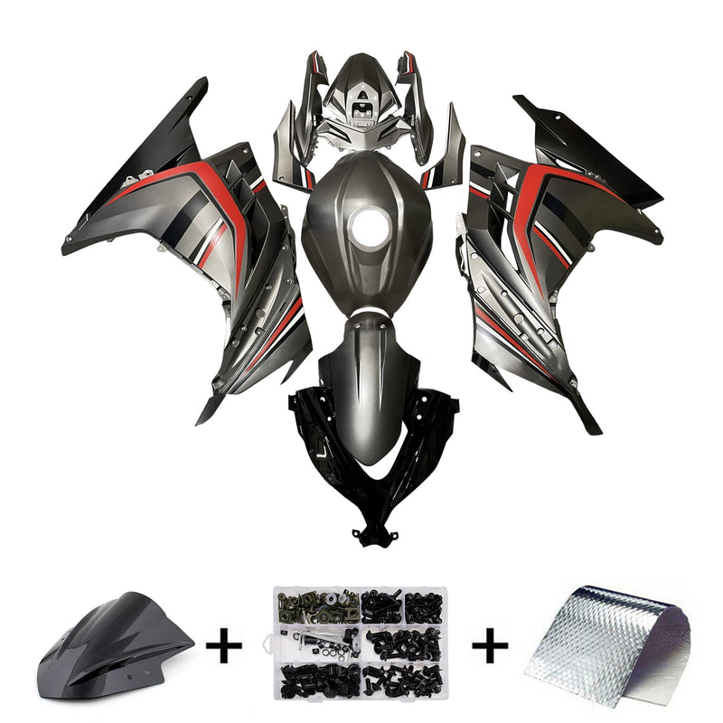 Injection Fairing Kit Bodywork Plastic ABS fit For Kawasaki EX300 Ninja300 2013-2024