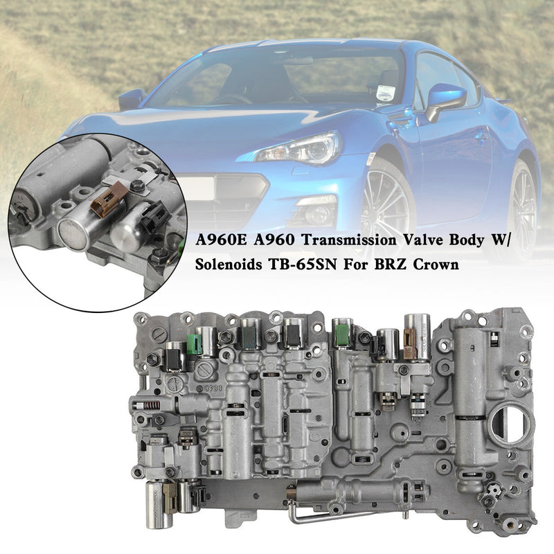 2012-2016 Toyota 86 Subaru BRZ 6 SP RWD 2.0L A960E A960 Transmission Valve Body W/ Solenoids TB-65SN