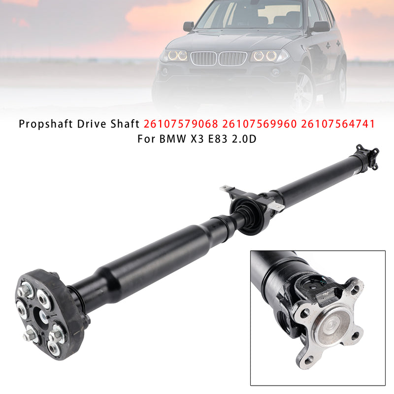 Propshaft Drive Shaft 26107579068 26107569960 26107564741 For BMW X3 E83 2.0D