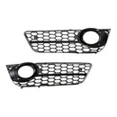 Audi A5 2007-2011 Pair Honeycomb Front Fog Lamp Cover Grille Grill