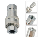 3/4" NPT Hydraulic Quick Connect Coupler ISO B 7241 Male & Female