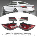 L&R Red LED Tail Lights Rear Lamp Assembly For BMW 5 Series G30 G38 2018-2020