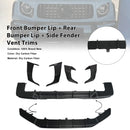 Dry Carbon Fiber Front Rear Bumper Lip + Side Air Vent Fit Benz G W465 2025+