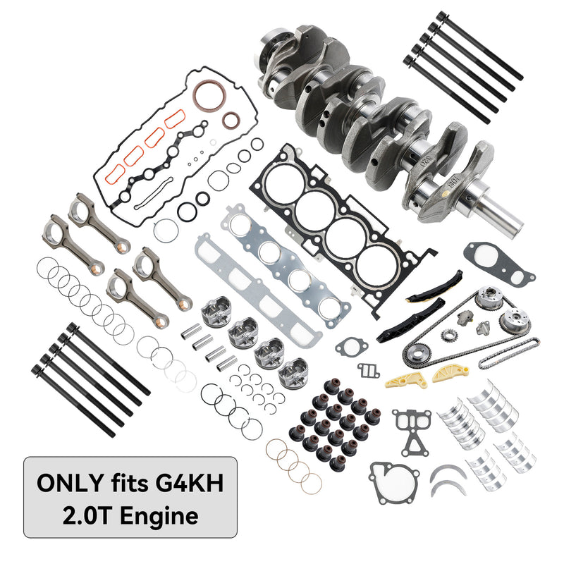2013�C2015 Hyundai Elantra (UD) Tucson/ix35 (LM) G4KH 2.0T Engine Rebuild Kit w/ Crankshaft Con Rods Timing Kit