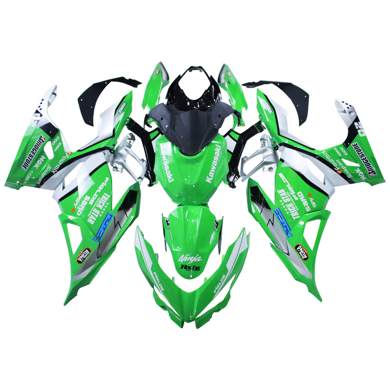 Amotopart Kawasaki EX400 Ninja400 2018-2023 Fairing Kit Bodywork Plastic ABS