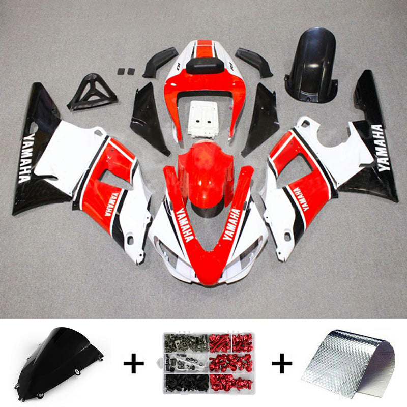 Amotopart Yamaha YZF 1000 R1 1998-1999 Fairing Kit Bodywork Plastic ABS