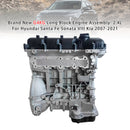 Brand New G4KG Long Block Engine Assembly 2.4L For Hyundai Santa Fe Sonata