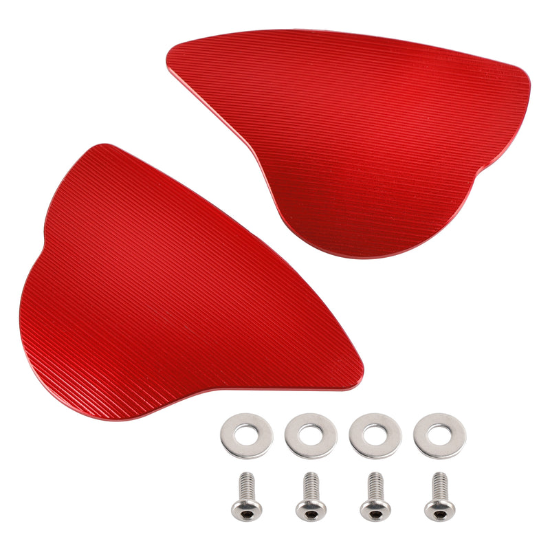 CNC Aluminum Mirror Block Off Plates For Yamaha YZF-R6 YZF-R7 2017-2024