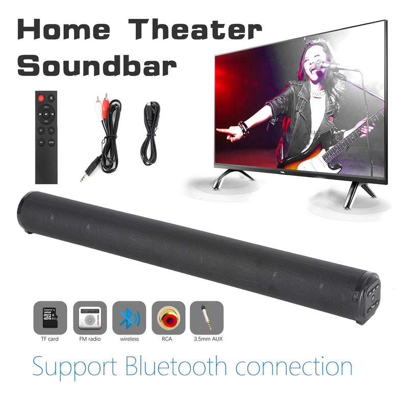 Bluetooth Wireless 3D Surround Sound Bar 4 Speaker Home Subwoofer TV Theater