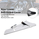 Rear Lower Belt Guard Cover For Touring FLHX Street Glide Road King FLHR