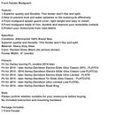 Steel Front Fender Mudguard Fit For Touring Tri Electra Glide 2014-2024