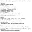 9 Inch Solid Pinion Bearing Spacer Kit with Shims 9190920 For Ford