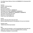 Front Radar Sensor Control Unit A0009055103 For Mercedes W212 2014-2016