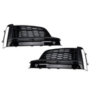 Front Bumper Fog Light Grille Cover Grill Fit Audi A5 S-Line S5 2018-2019
