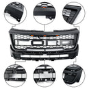 Front Upper Bumper Grille Grill Fit Ford Explorer 2016-2018 With Lights