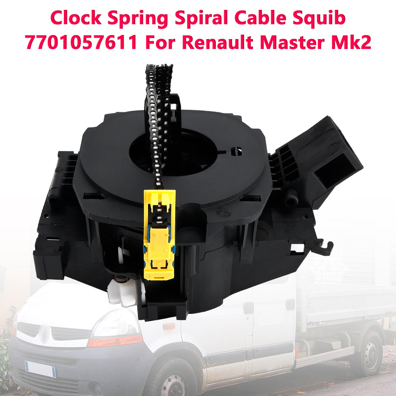 Clock Spring Spiral Cable Squib 7701057611 For Renault Master Mk2