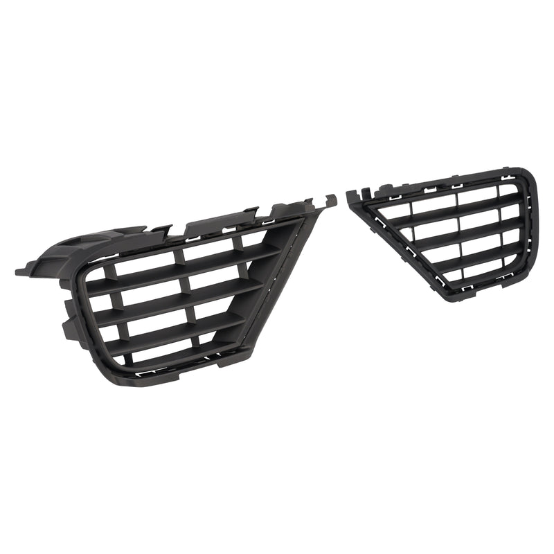 2PCS Front Lower Fog Light Cover Grille Grill Fit VW Touareg 7P 2015-2017