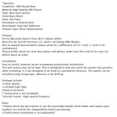 Gloss Black Rear Boot Spoiler For Mercedes-Benz E-Class W213 E63 Style 2020+