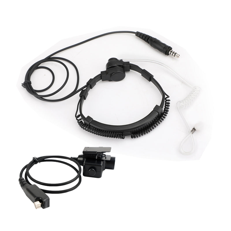 7.1mm Big Plug Tactical Throat Headset 6-Pin U94 PTT For STP8040 STP8080 STP9000