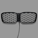 Diamond Front Bumper Kidney Grille Fit BMW X3 G01 X4 G02 2022-2025 Chorme