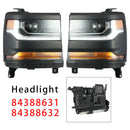 2016-2019 For Chevy Silverado 1500 Left+Right HID Xenon Projector Headlight 84388631 84181565