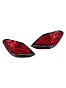 2019-2021 Mercedes Benz W205 Facelift C300 (submodel: 4Matic, Base) Left+Right LED Rear Tail Light Brake Lamp 059067103 2059067203