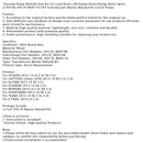 JF016E JF017E RE0F11E CVT Transmission Master Rebuild Kit Clutch Plates