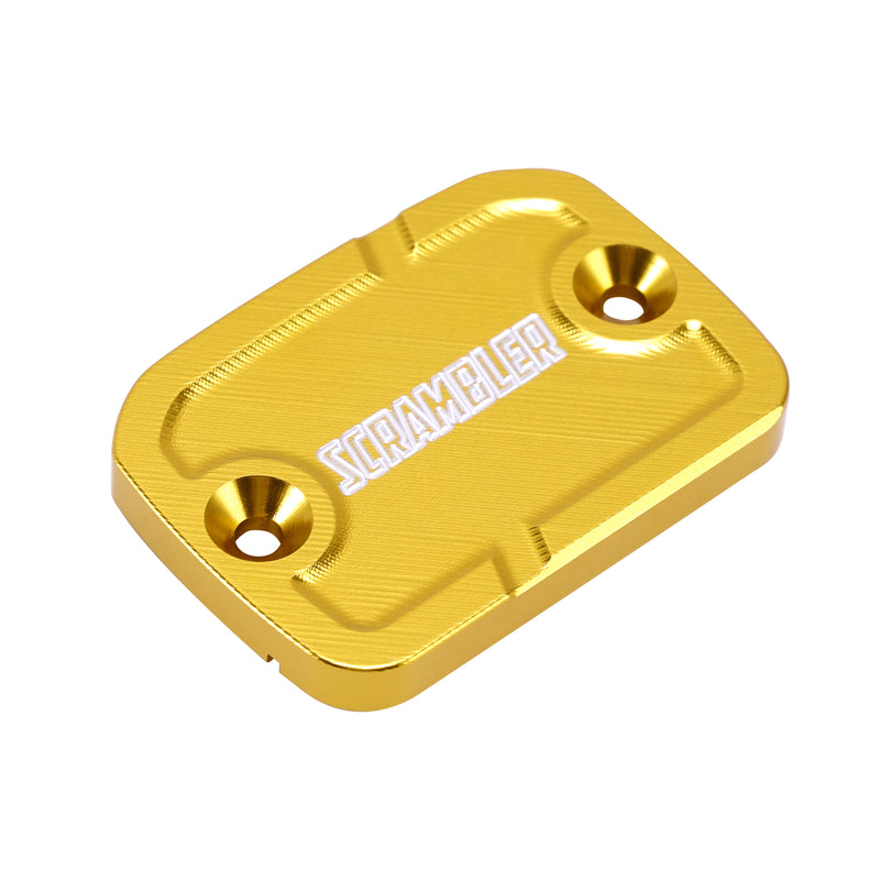 Gold Front Brake & Clutch Reservoir Cap For Ducati Scrambler 800 1100 2015-2025