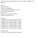 Rear Left Height Level Sensor 37146754921 for BMW X5 (E53) 2000-2006