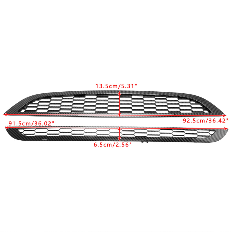 2PCS Honeycomb Mesh Front Grille Grill Fit Mini Cooper R50 R52 R53 2002-2006