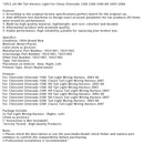 2PCS LH+RH Tail Harness Light For Chevy Silverado 1500 2500 3500 HD 2003-2006