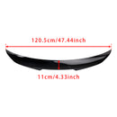Gloss Black Rear Boot Spoiler For BMW 4 Series F36 14-20 4DR Coupe PSM Style