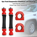 4pc Front Suspension Stabilizer Link & Bushing Kit K700538 For Cadillac