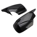 2PCS M Style Wing Car Side Mirror Cover Caps for BMW E46 Sedan E39 4DR 1998-2005