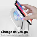 3 in 1 V8 Mini Chair Wireless Charger Phone Holder Charging Phone Stand Speaker