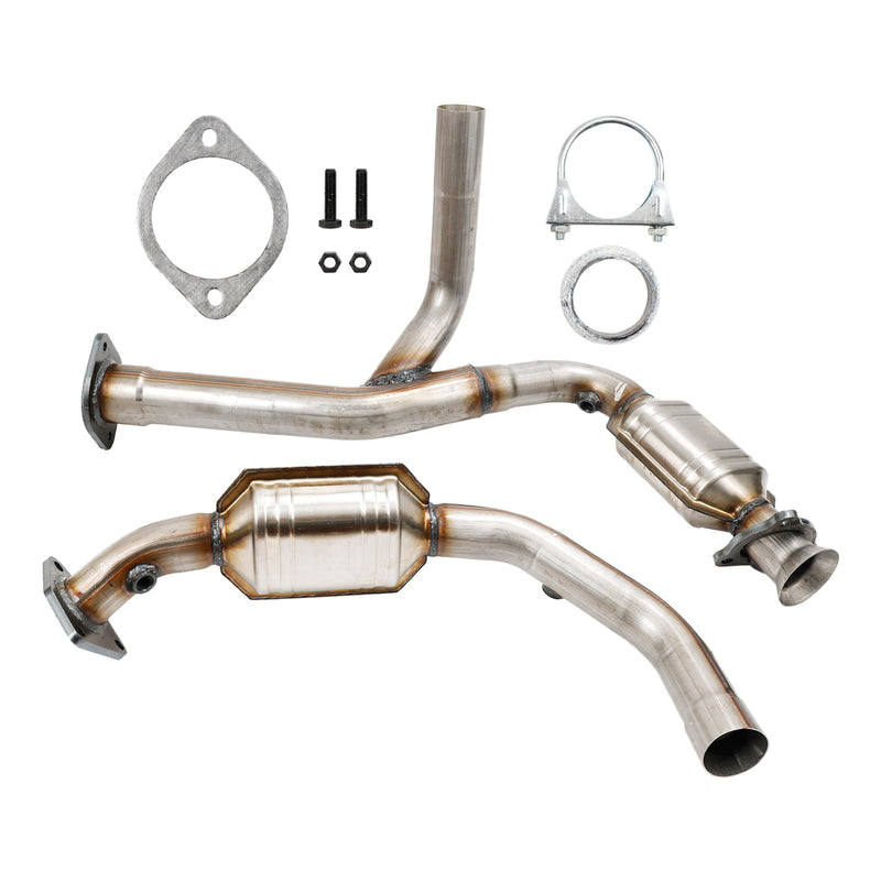 Exhaust Catalytic Converter Y-Pipe For 2007-2009 Chevy Silverado/Suburban/Yukon