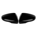 2pcs Gloss Black Door Wing Mirror Cover Caps Casing For VW Golf MK6 2009-2013